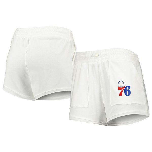 Женские шорты Concepts Sport Philadelphia 76ers Sunray из мягкого французского флиса Unbranded