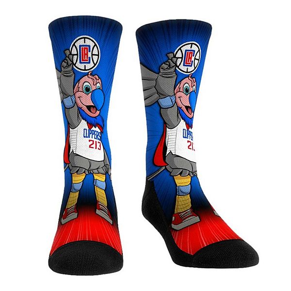 Яркие носки Rock Em Socks LA Clippers с логотипом и дышащей конструкцией Unbranded