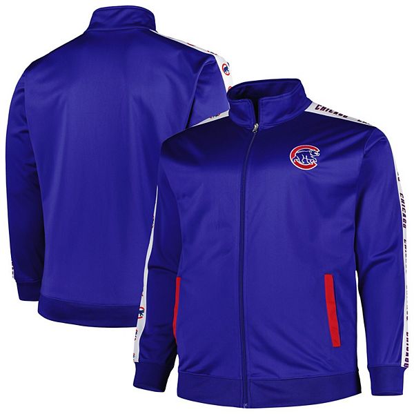 Мужская Повседневная куртка Unbranded Chicago Cubs Tricot Track с полной молнией Unbranded