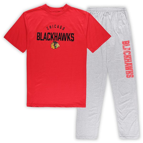 Мужская Пижама Unbranded Chicago Blackhawks Красная/Серое Unbranded