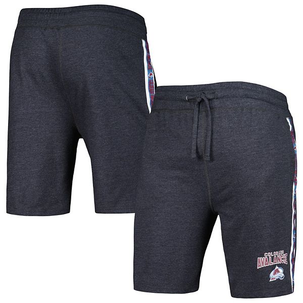 Мужские Спортивные шорты Concepts Sport Charcoal Colorado Avalanche Team Stripe Unbranded