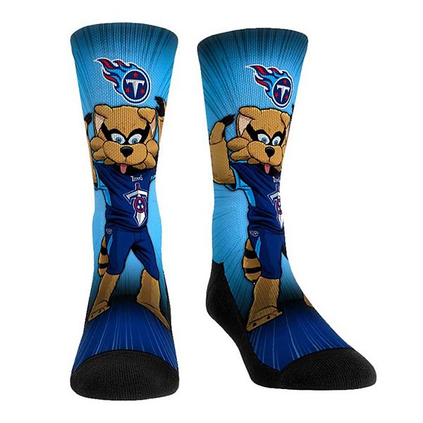 Носки Rock Em Socks для фанатов Tennessee Titans с логотипом и мягкой подошвой Unbranded