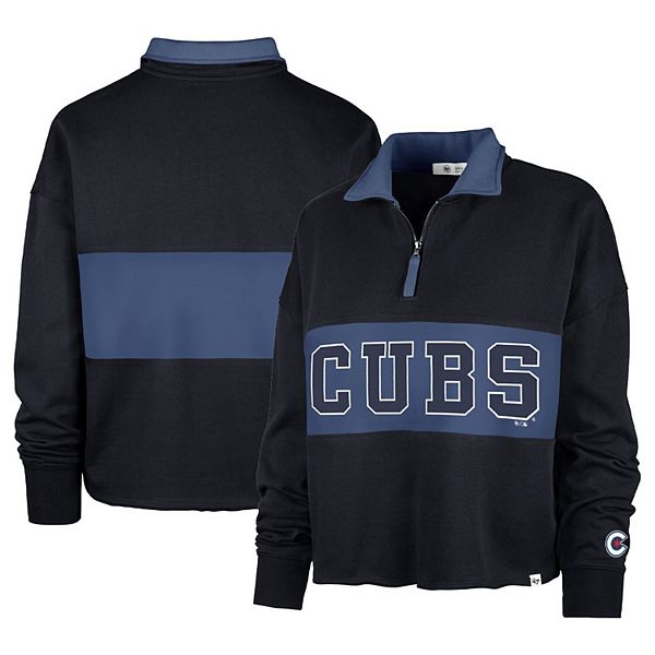 Женская Повседневная куртка '47 Navy Chicago Cubs City Connect Bae Remi с молнией на четверть Unbranded