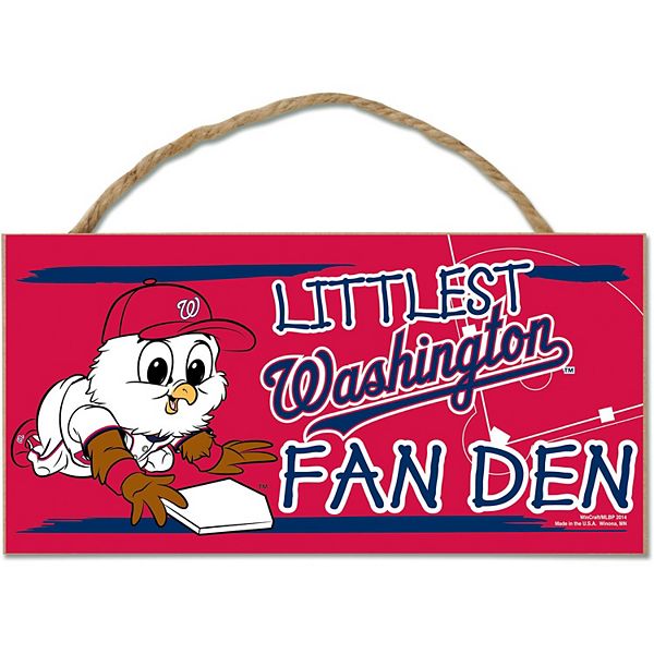 WinCraft Washington Nationals 5'' x 10'' Rope Wood Baby Sign Unbranded