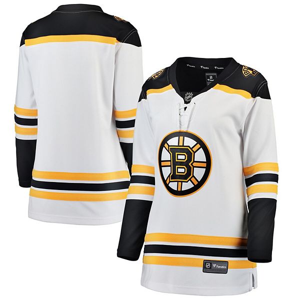 Женская Футболка Fanatics Белая Boston Bruins Выездная Breakaway Fanatics