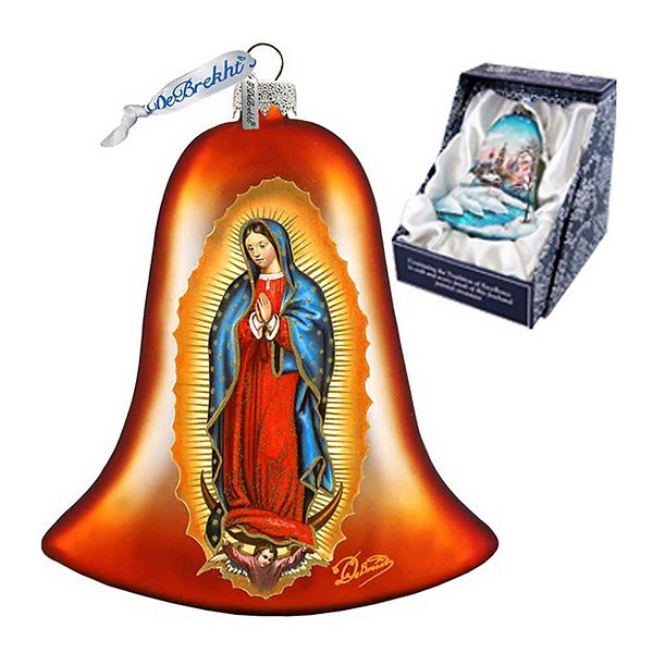 G.Debrekht Mary of Guadalupe Glass Ornament by G. DeBrekht Decor Christmas Decor - 752-035 G.DeBrekht