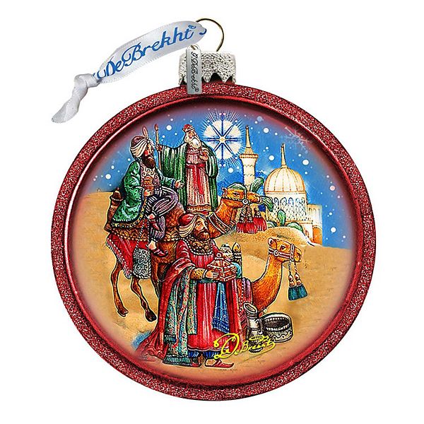 G.Debrekht Three Kings Glass Ornament by G. DeBrekht DecorNativity Holiday Decor - 73551C G.DeBrekht