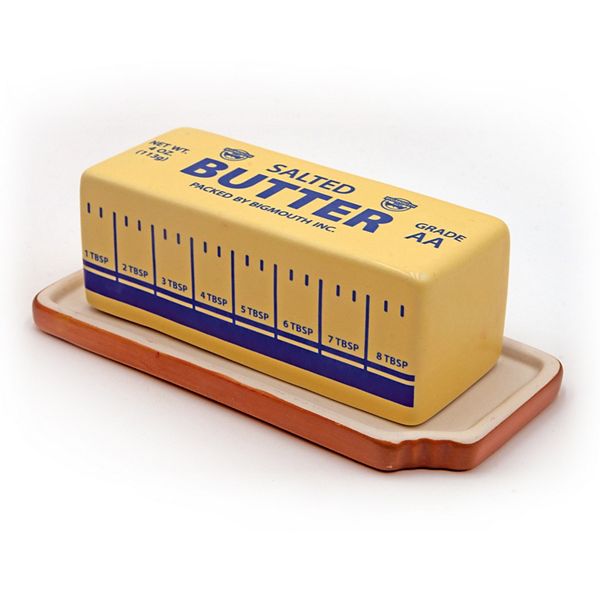 Bigmouth Inc. Butter Stick Butter Dish BIG MOUTH