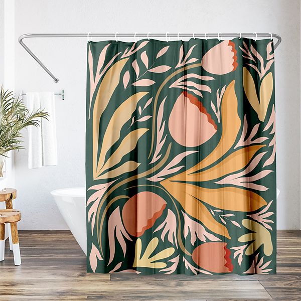 Americanflat Floral Series Shower Curtain Americanflat