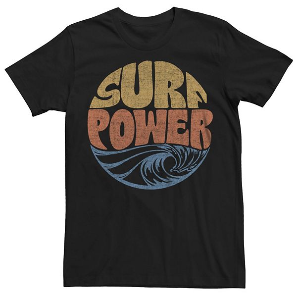 Мужская Футболка Generic Surf Power Wave Circle Generic