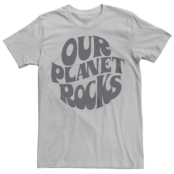 Мужская Футболка Generic Our Planet Rocks Circle Generic