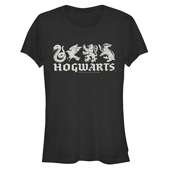 Женская Футболка Harry Potter Hogwarts House Icons Line Up Harry Potter