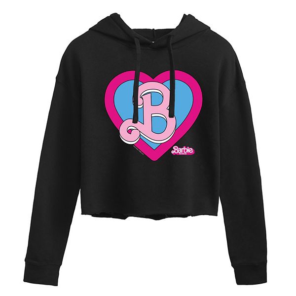 Женская Футболка Barbie Heart Cropped Hoodie Barbie