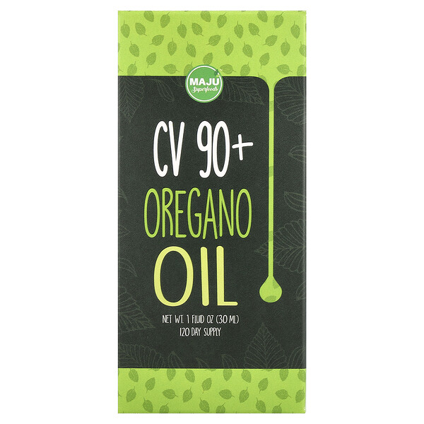 CV 90+ Oregano Oil, 1 fl oz (30 ml) Maju Superfoods