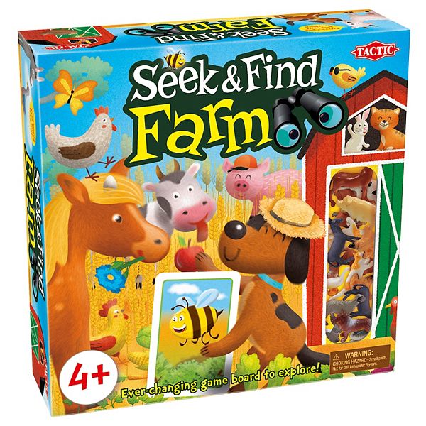 Tactic Seek & Find Farm Board Game TACTIC