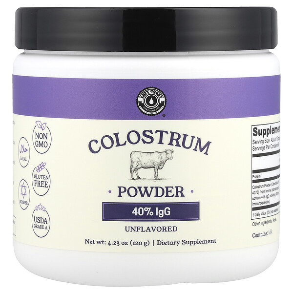 Colostrum Powder, Unflavored, 4.23 oz (120 g) Left Coast Performance