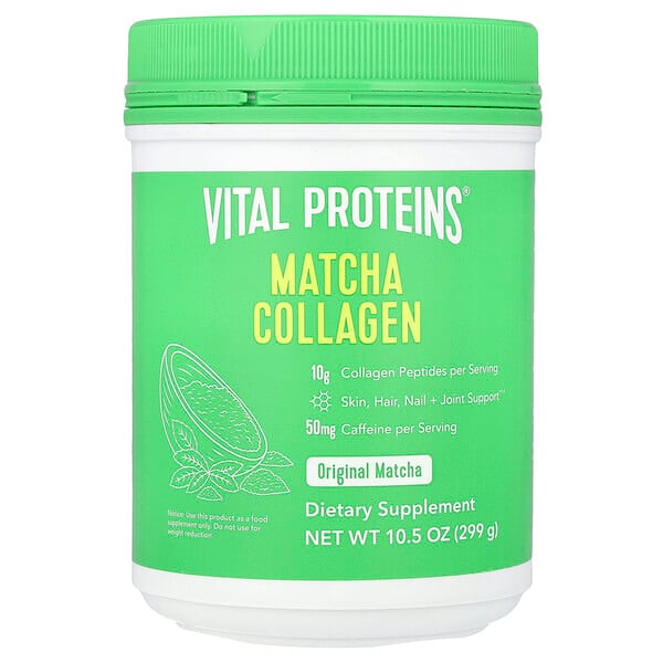 Matcha Collagen, Original Matcha, 10.5 oz (299 g) VITAL PROTEINS