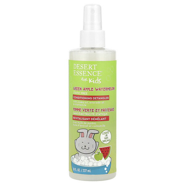 Kids, Conditioning Detangler, Green Apple Watermelon, 8 fl oz (237 ml) Desert Essence