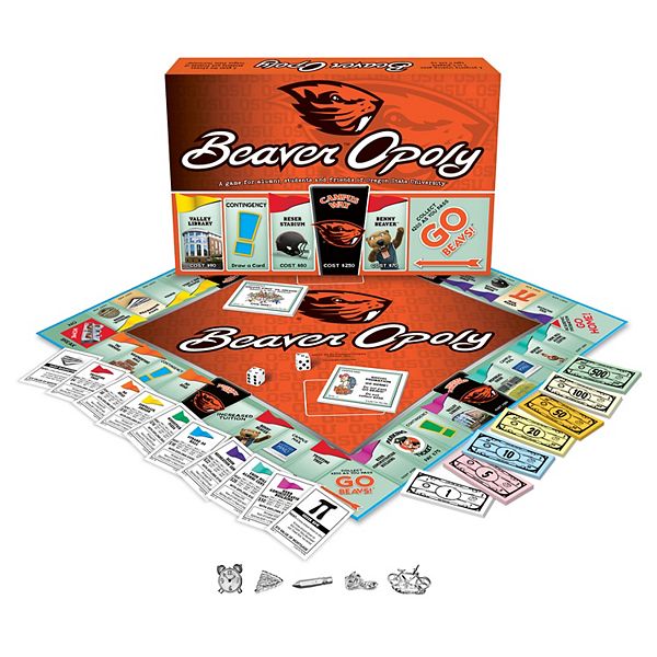 Late for the Sky Beaver-Opoly Board Game Late For The Sky