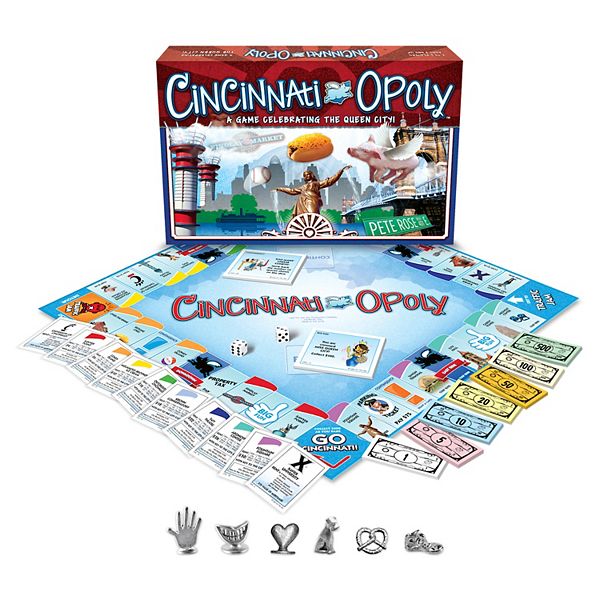 Late For The Sky Cincinnati-Opoly Board Game Late For The Sky