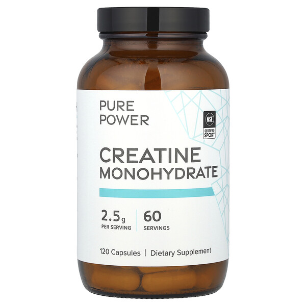 Creatine Monohydrate, 2.5 g, 120 Capsules (1.25 g per Capsule) Dr. Mercola