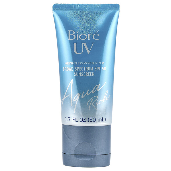 UV Aqua Rich, Weightless Moisturizer, SPF 50 , 1.7 fl oz (50 ml) Biore