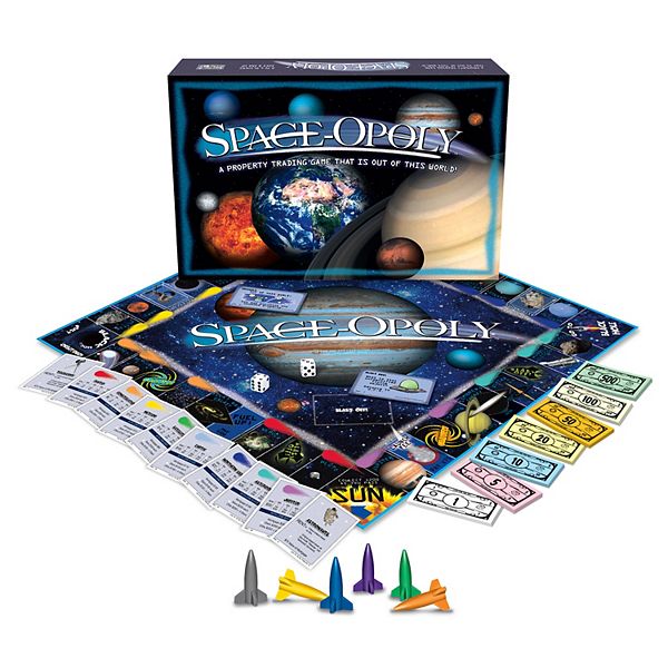 Late For The Sky Space-Opoly Board Game Late For The Sky