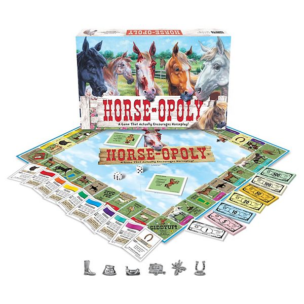 Настольная игра Horse-Opoly для всей семьи, 2-6 игроков, от 8 лет Late For The Sky