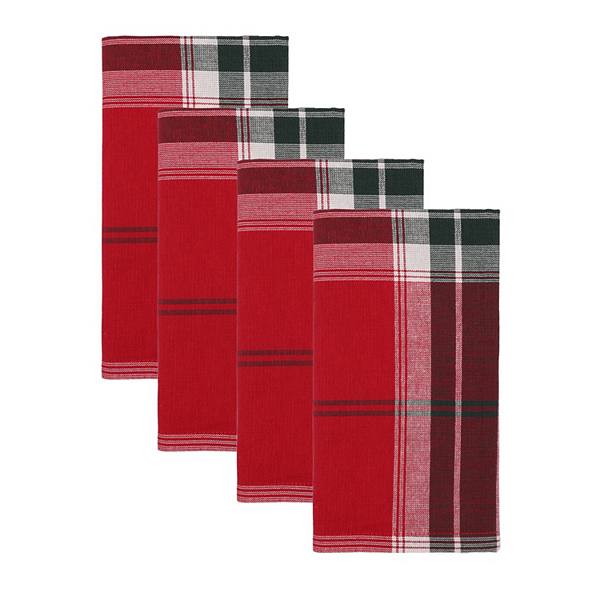 St. Nicholas Square® 4-Pack Plaid Napkin Set St. Nicholas Square