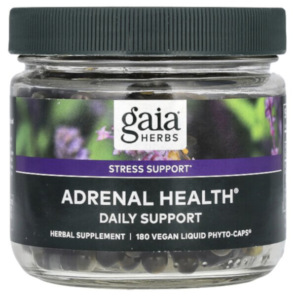 Adrenal Health , 180 Vegan Liquid Phyto-Caps Gaia Herbs