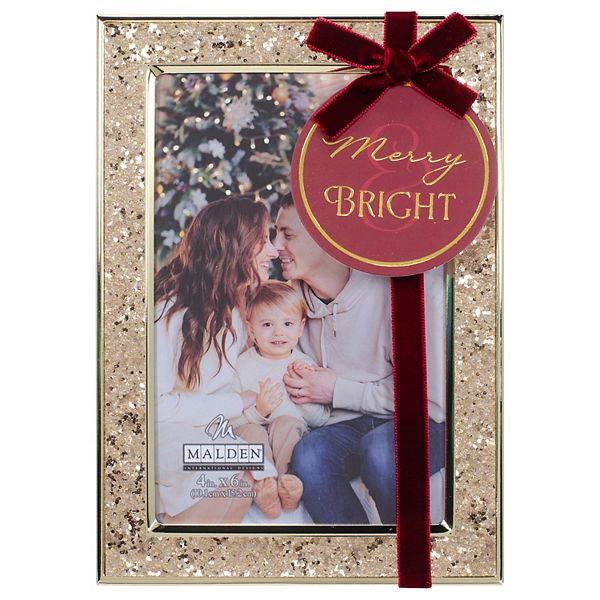 Malden Gold Glitter On Gold Metal Picture Frame Malden