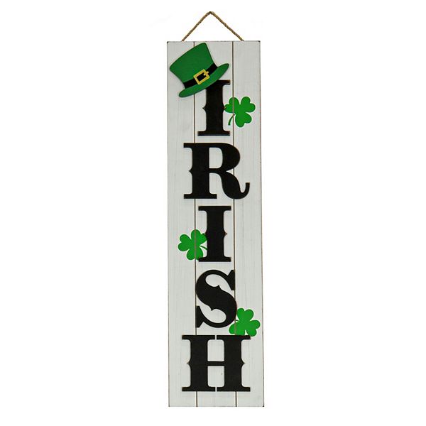 National Tree Company "Irish" Sign Porch Decor National Tree Company