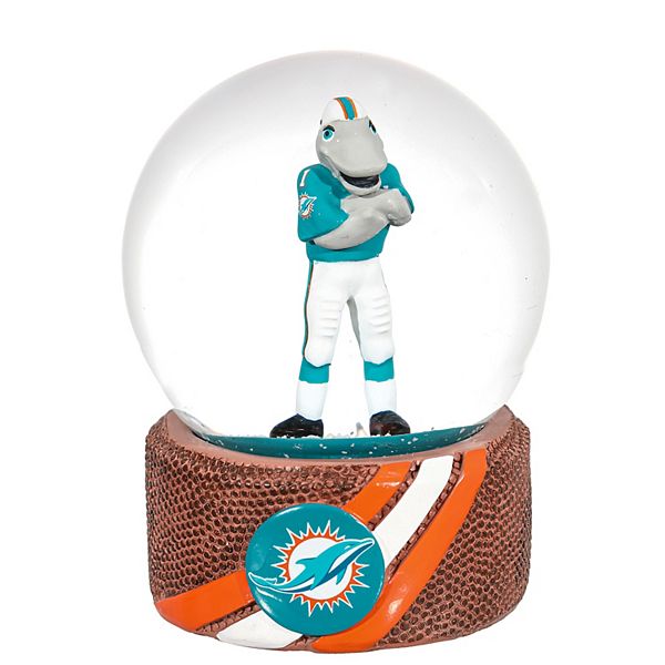 Снежный шар с символикой Miami Dolphins, 13 см, из смолы, вес 0,22 кг EVERGREEN ENTERPRISES