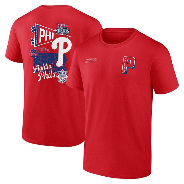 Мужская футболка Split Zone Philadelphia Phillies от Profile, 100% хлопок Profile