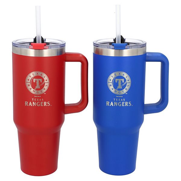 The Memory Company Texas Rangers 46oz. Home/Away Stainless Steel Colossal Tumbler Two-Pack The Memory Company