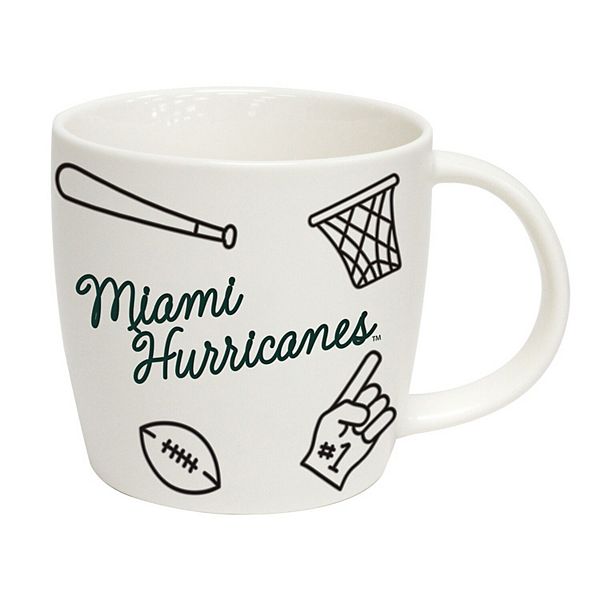 Miami Hurricanes 18oz. Playmaker Mug Logo Brand