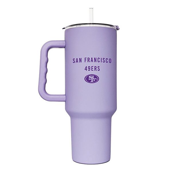 San Francisco 49ers 40oz. Lavender Soft Touch Tumbler Logo Brand