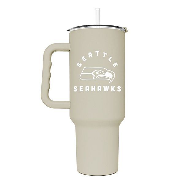 Seattle Seahawks 40oz. Sand Soft Touch Tumbler Logo Brand