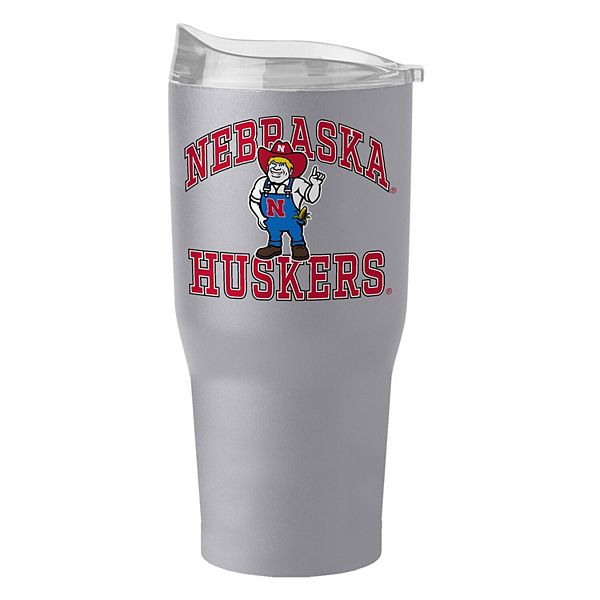 Nebraska Huskers 30oz. Stone Powder Coat Tumbler Logo Brand