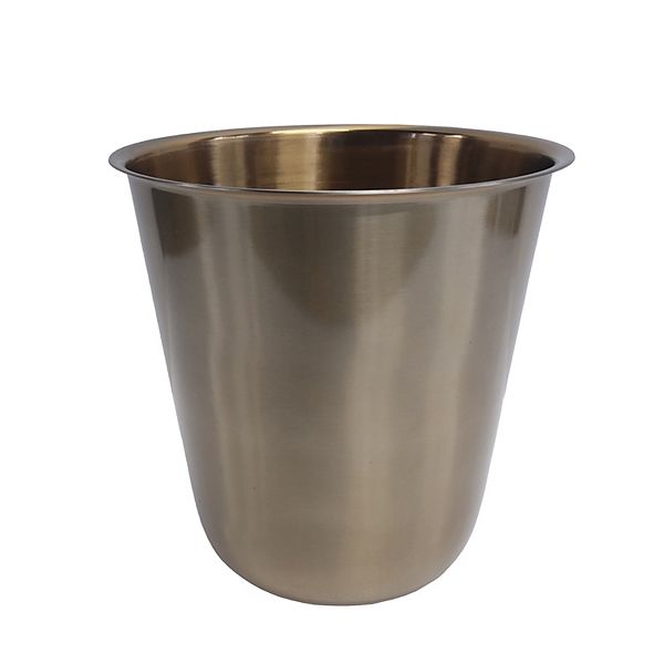 Gold Finish Metal Ice Bucket Unbranded