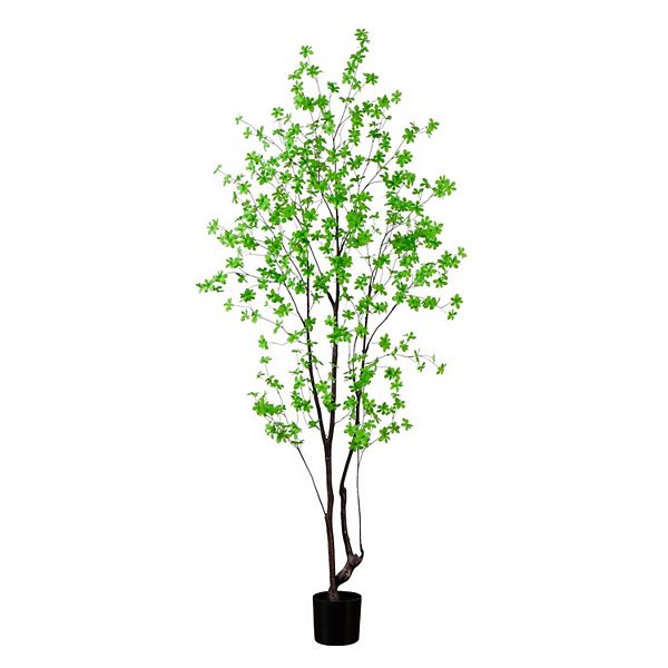 nearly natural 8-ft. Artificial Minimalist Enkianthus Tree Floor Decor NEARLY NATURAL