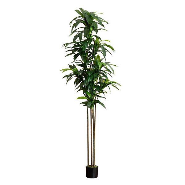 nearly natural 9-ft. Artificial Dracaena Tree with Real Touch Leaves Floor Decor NEARLY NATURAL