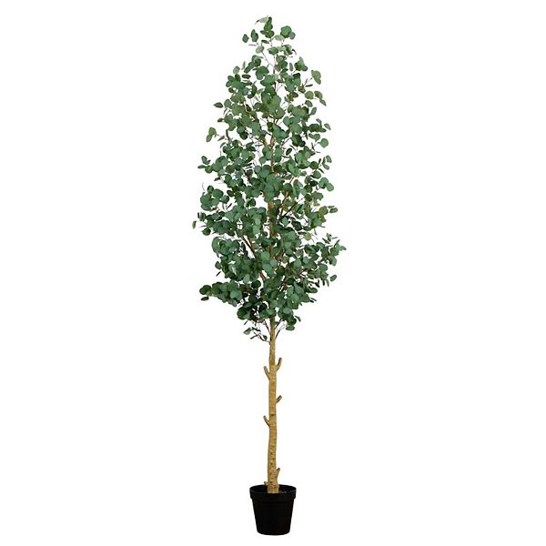 nearly natural 10-ft. Artificial Eucalyptus Tree Floor Decor NEARLY NATURAL