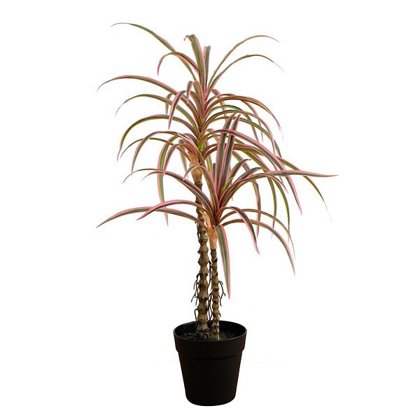 nearly natural 2-ft. Artificial Dracaena Marginata Plant Floor Decor NEARLY NATURAL