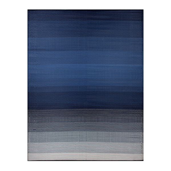 World Rug Gallery Contemporary Stripe Shade Geometric Reversible Outdoor Rugs World Rug Gallery