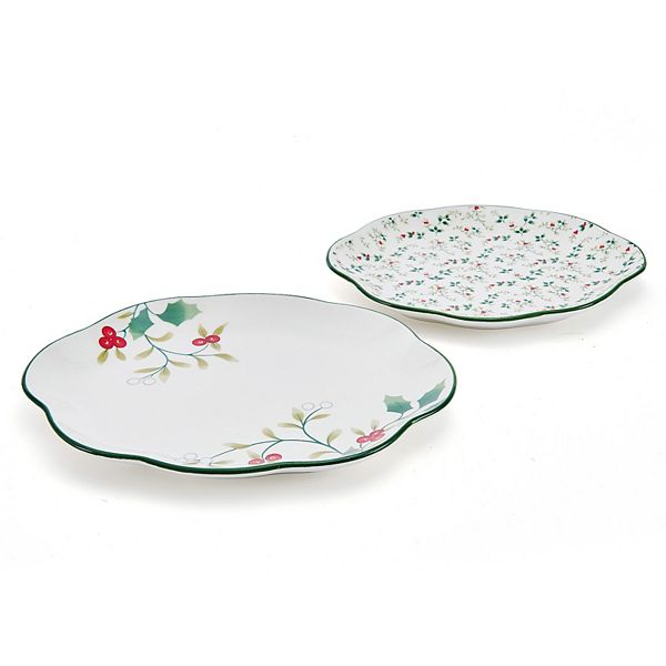 Pfaltzgraff Winterberry 10-in. & 12-in. Serving Plates 2-piece Set Pfaltzgraff