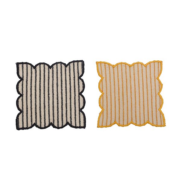 CASA Eden Striped Cocktail Napkin 4-piece Set CASA Eden