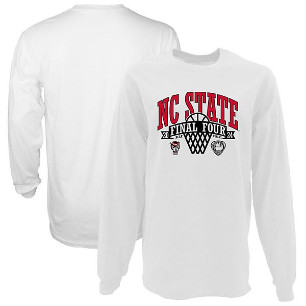 Женская оверсайз футболка с длинным рукавом Blue 84 NC State Wolfpack 2024 NCAA March Madness Blue 84