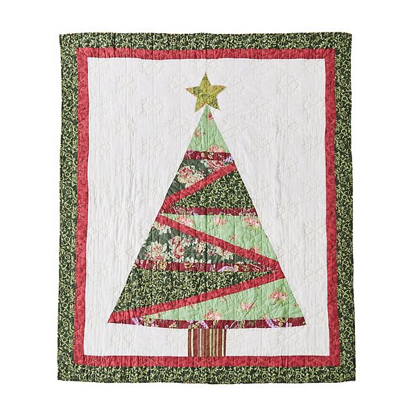 Greenland Home Fashions Christmas Tree Throw Blanket Greenland Home Fashions