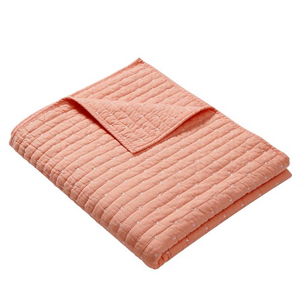 Greenland Home Fashions Monterrey Coral Throw Blanket Greenland Home Fashions